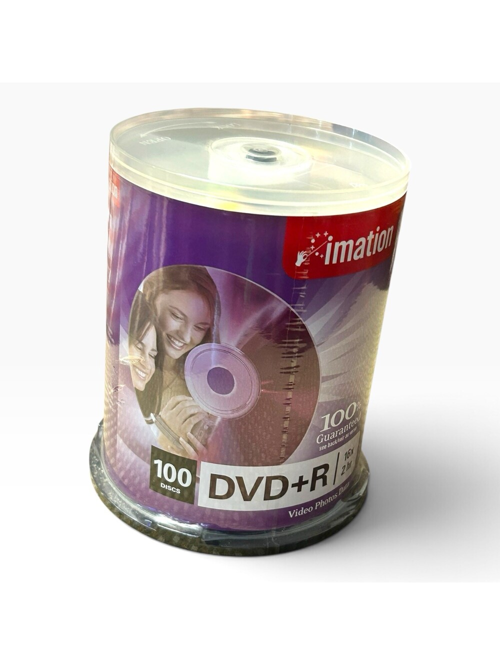 Imation DVD+R 100 Discs Pack 120min 16X Video Photo Data Brand New & Sealed